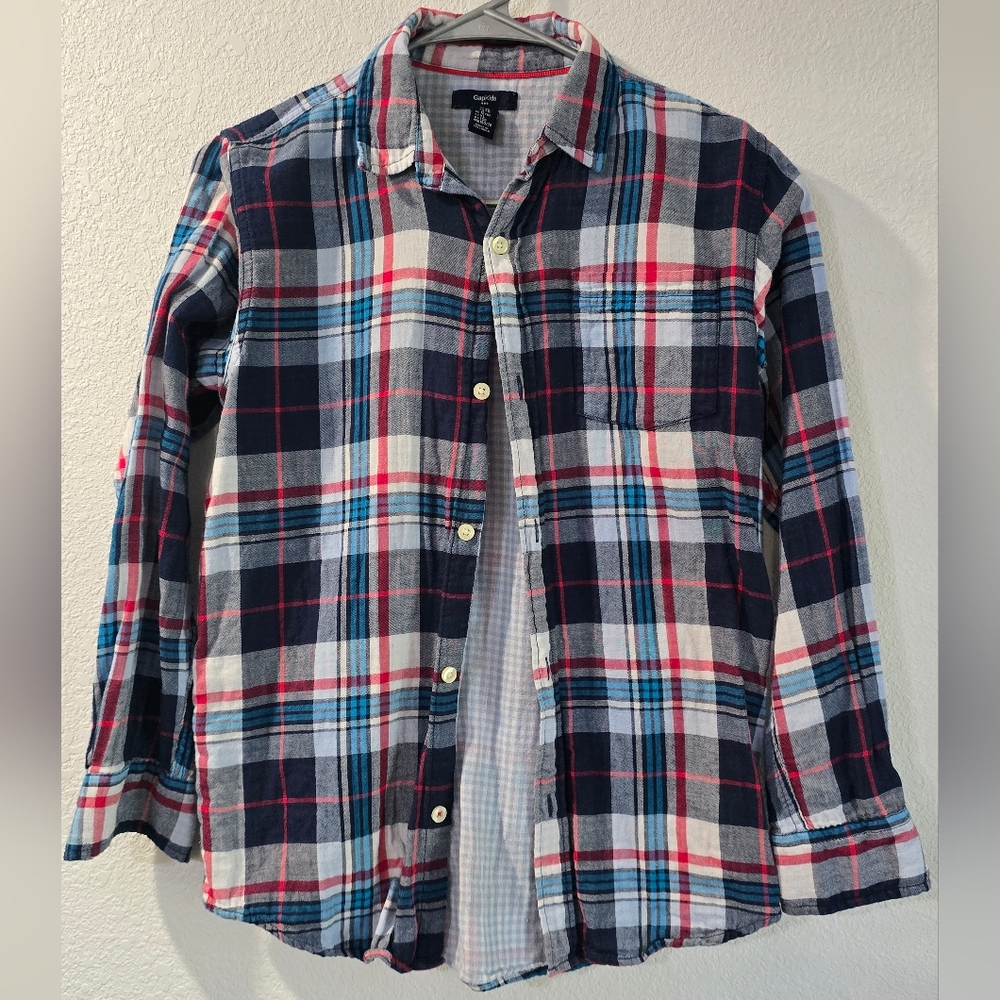 Gap Kids XL Holiday Button Up